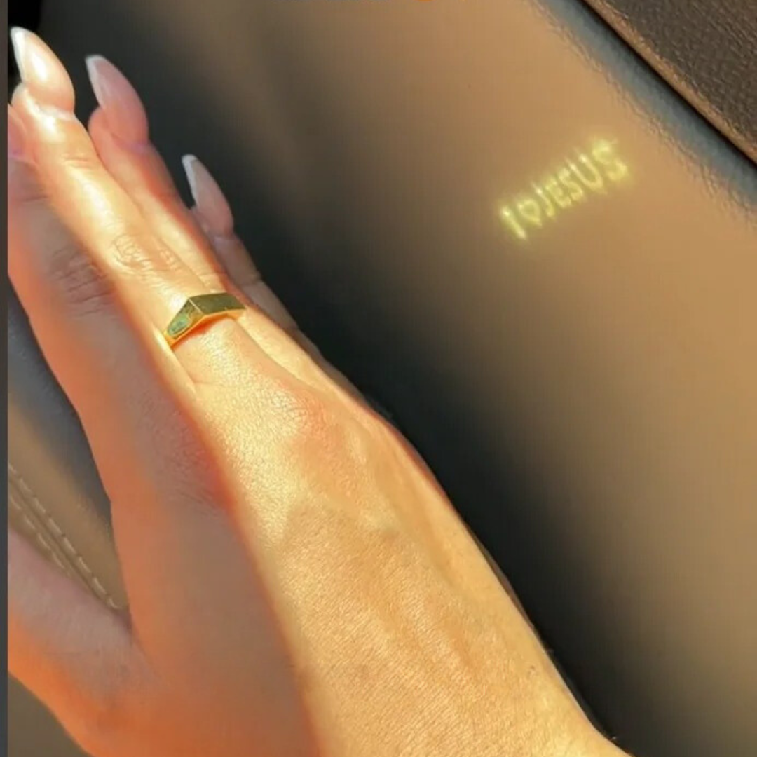 Anel Projeção 'I🤍Jesus'