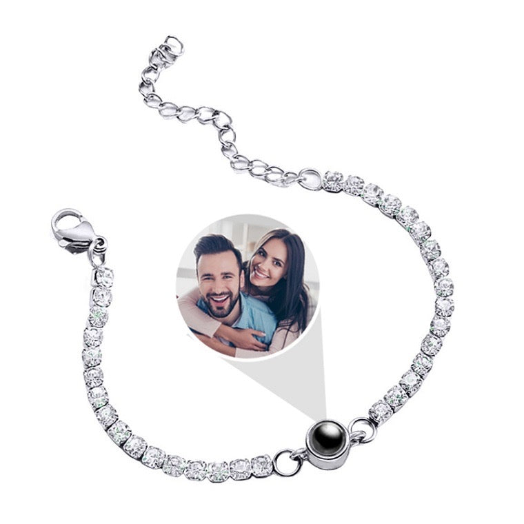 Pulseira com Foto 'Pedras do Amor'