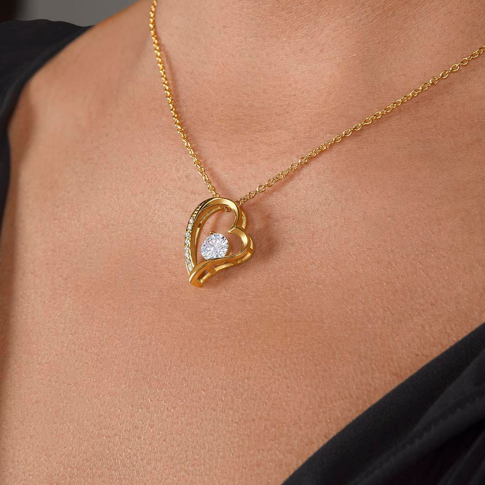 Colar em Ouro Branco 14k - Com Rosa Verdadeira - Para meu Amor