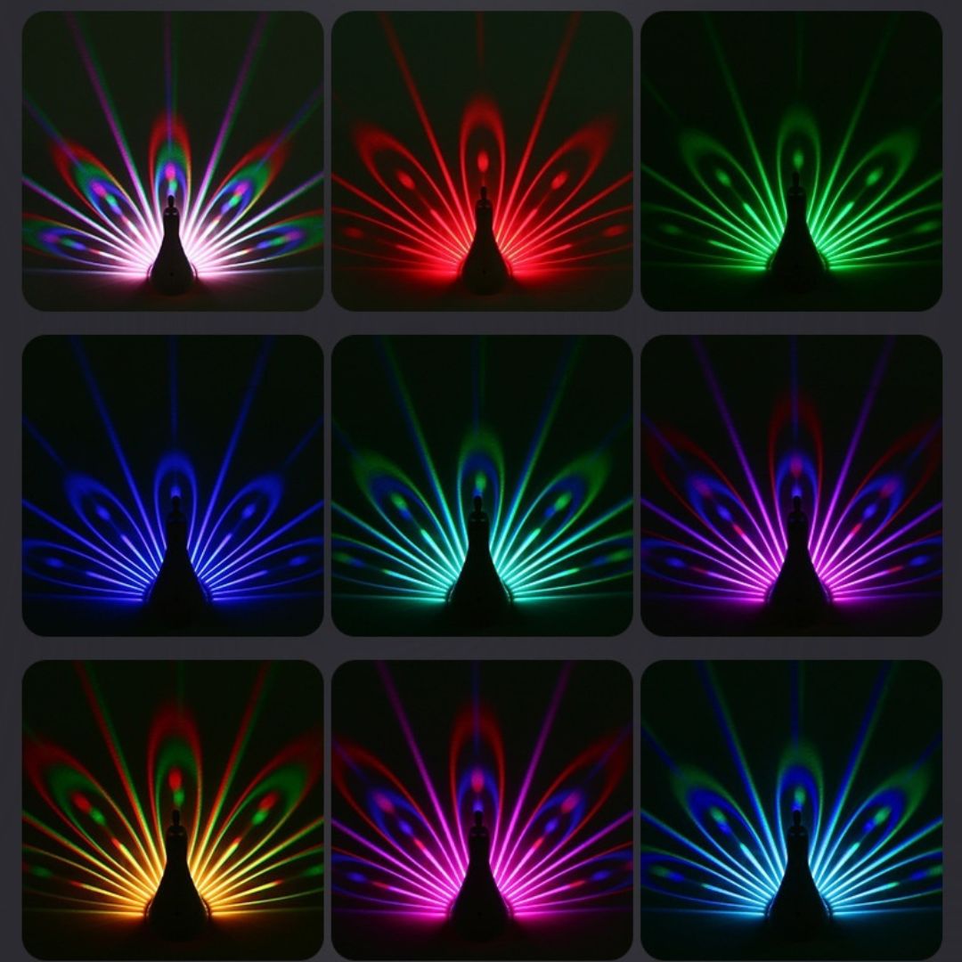 Luminária de Led Aura do Pavão