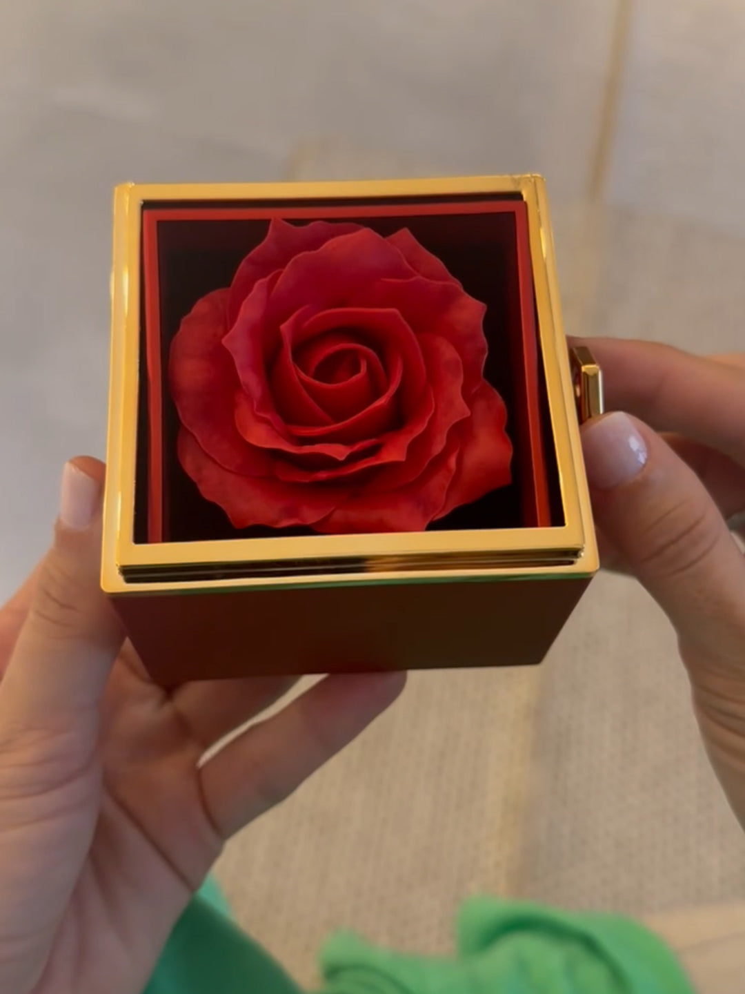 Caixa com Rosa & Colar de Prata 925 + Cartão de Brinde!