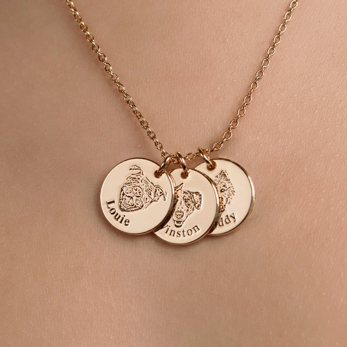 Colar Gravado com a Foto do seu Pet