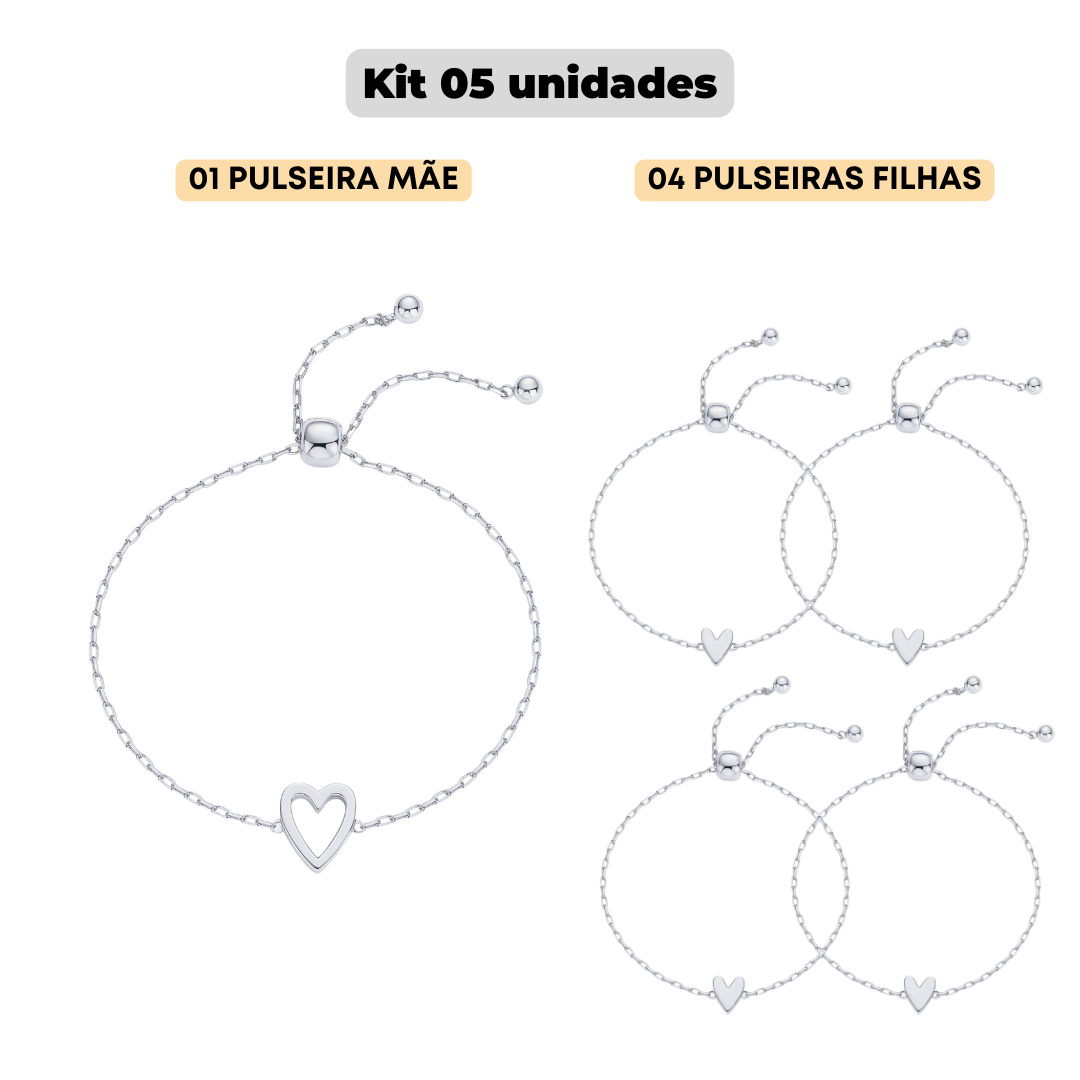 Pulseiras Amor em Dobro – Compre 1 Leve 2 💕👩👧