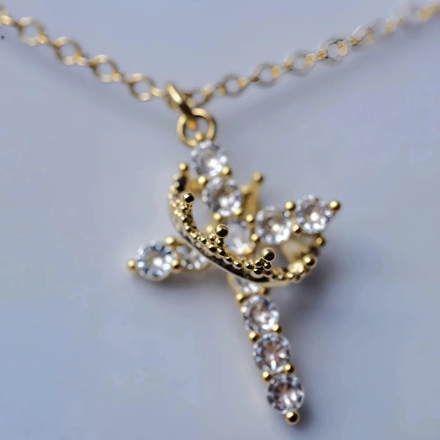 Colar Cruz Real Ouro 18k