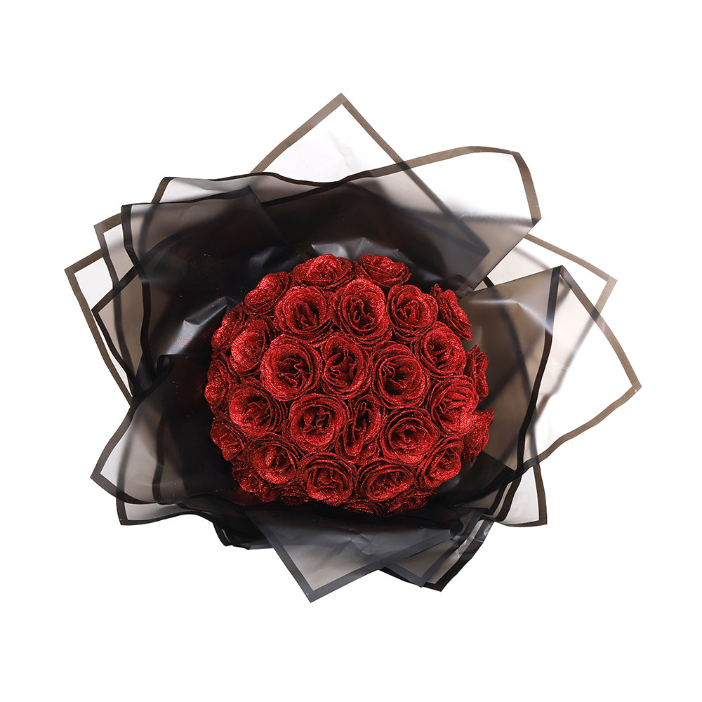 Buquê de Rosas com Glitter