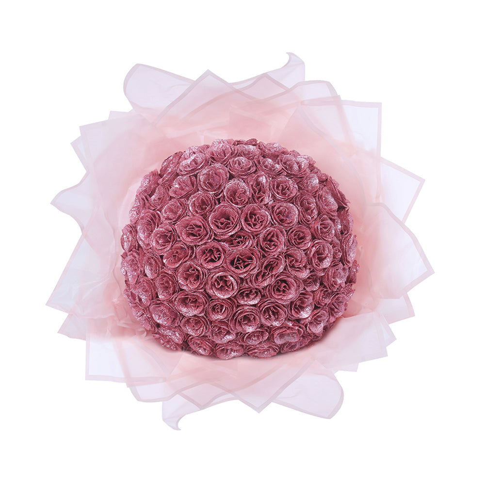 Buquê de Rosas com Glitter