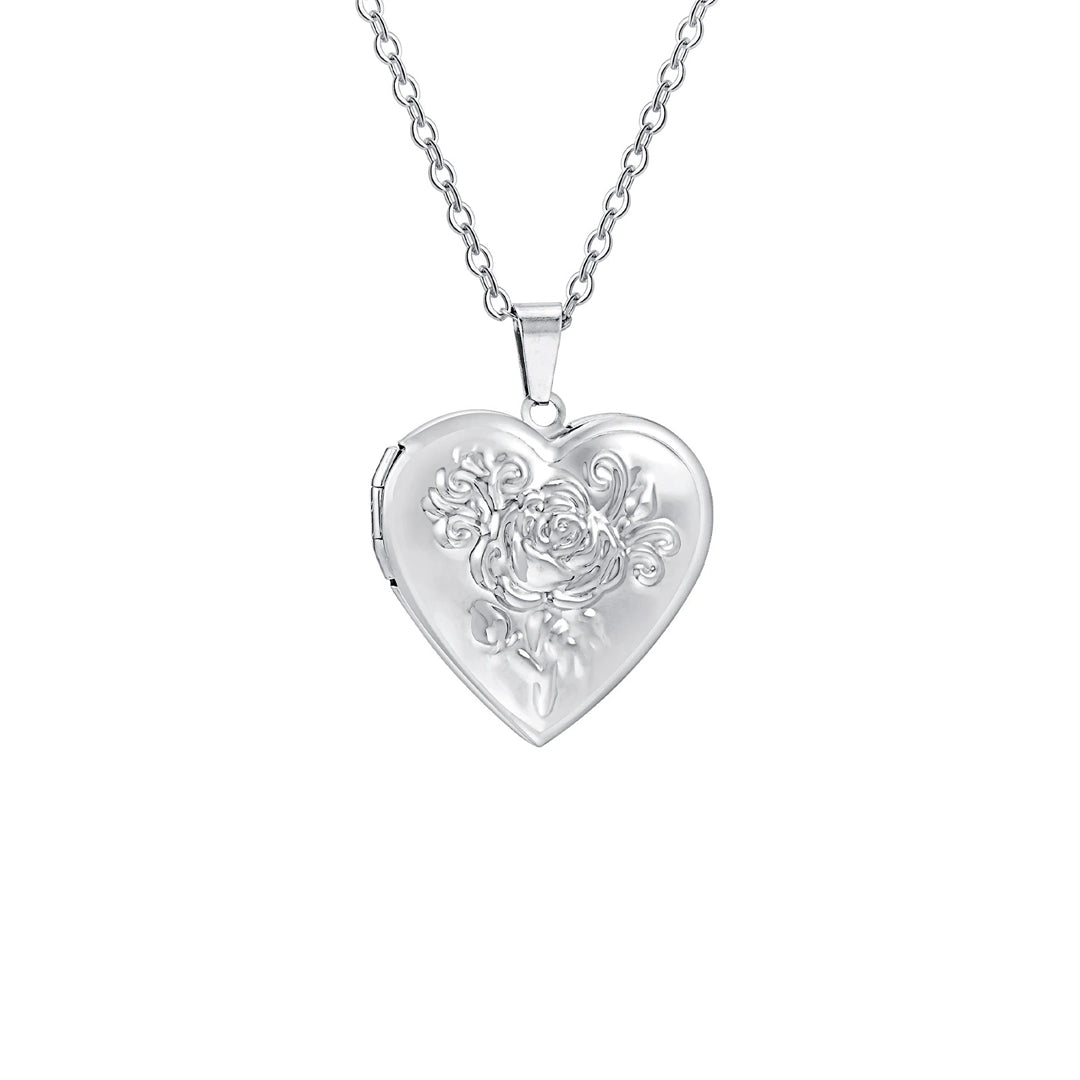 Relicário Rosas do Amor com Foto Personalizada