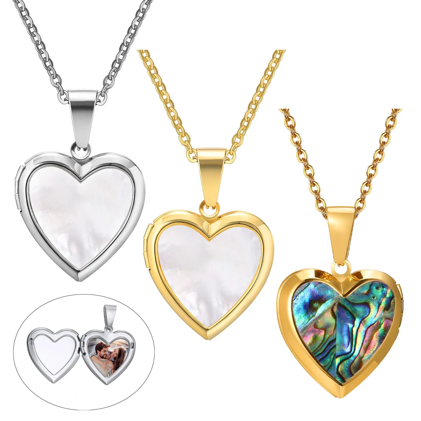 Relicário Pérola com Foto Personalizada