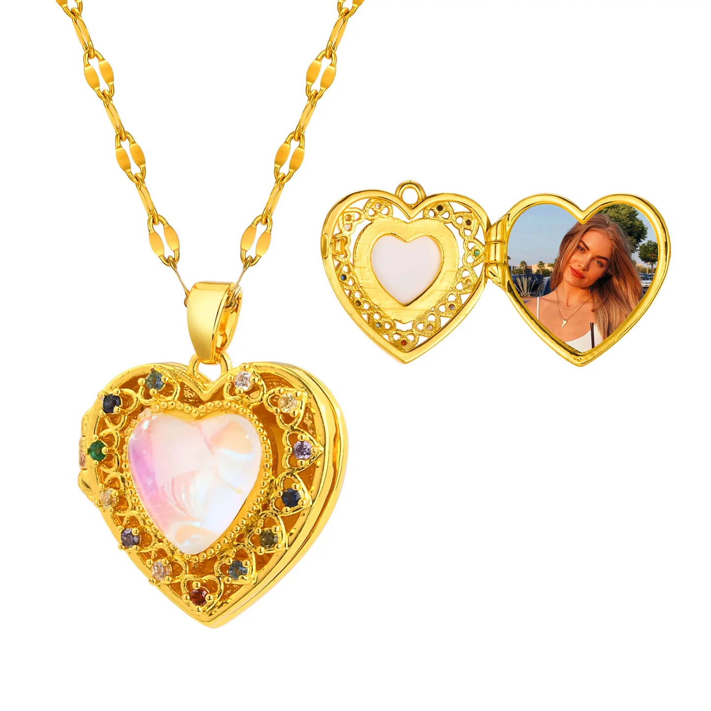 Relicário Mil Amores com Foto Personalizada