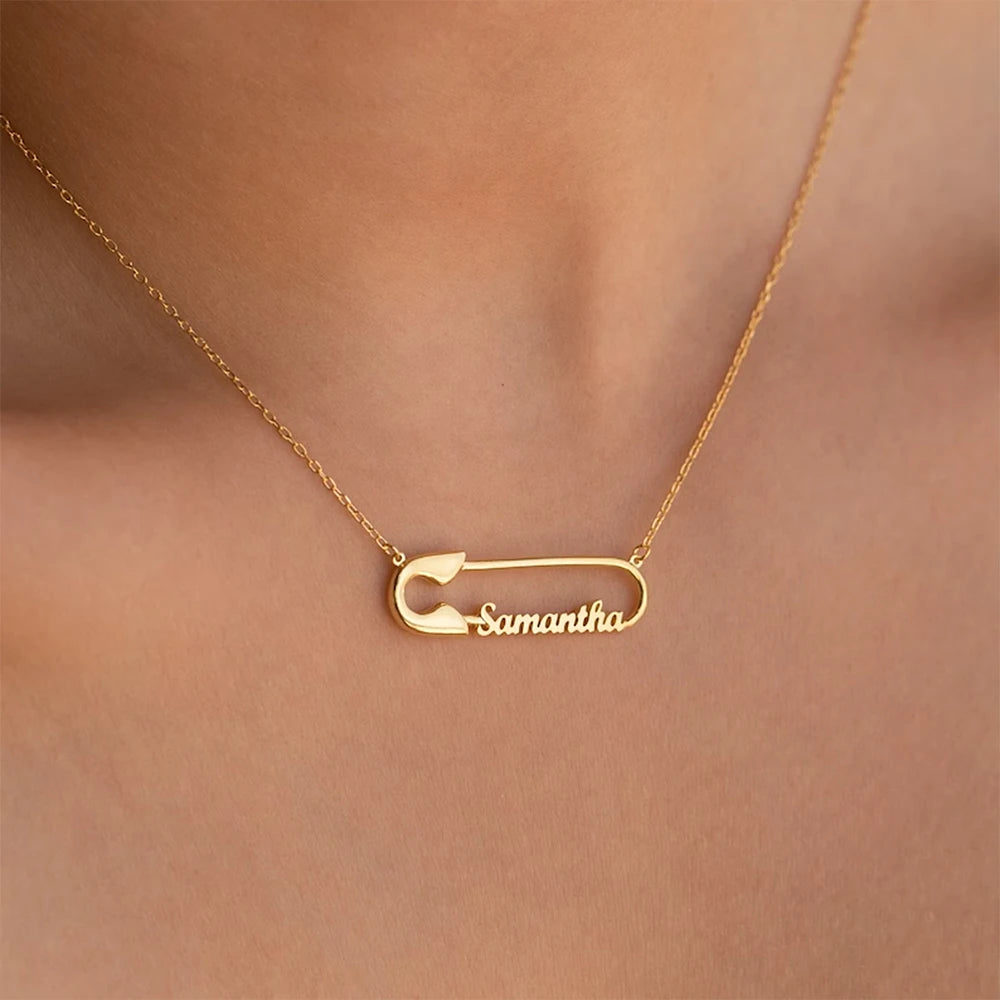 Colar Personalizado com Nomes - PaperClip