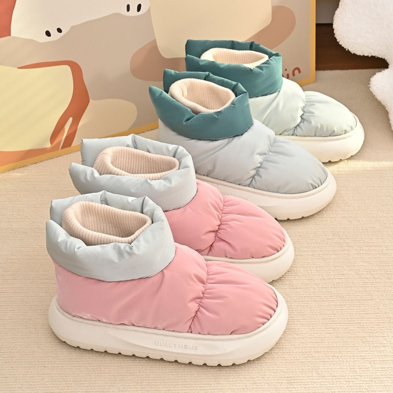 Botas Puff Femininas 'Pé de Algodão'