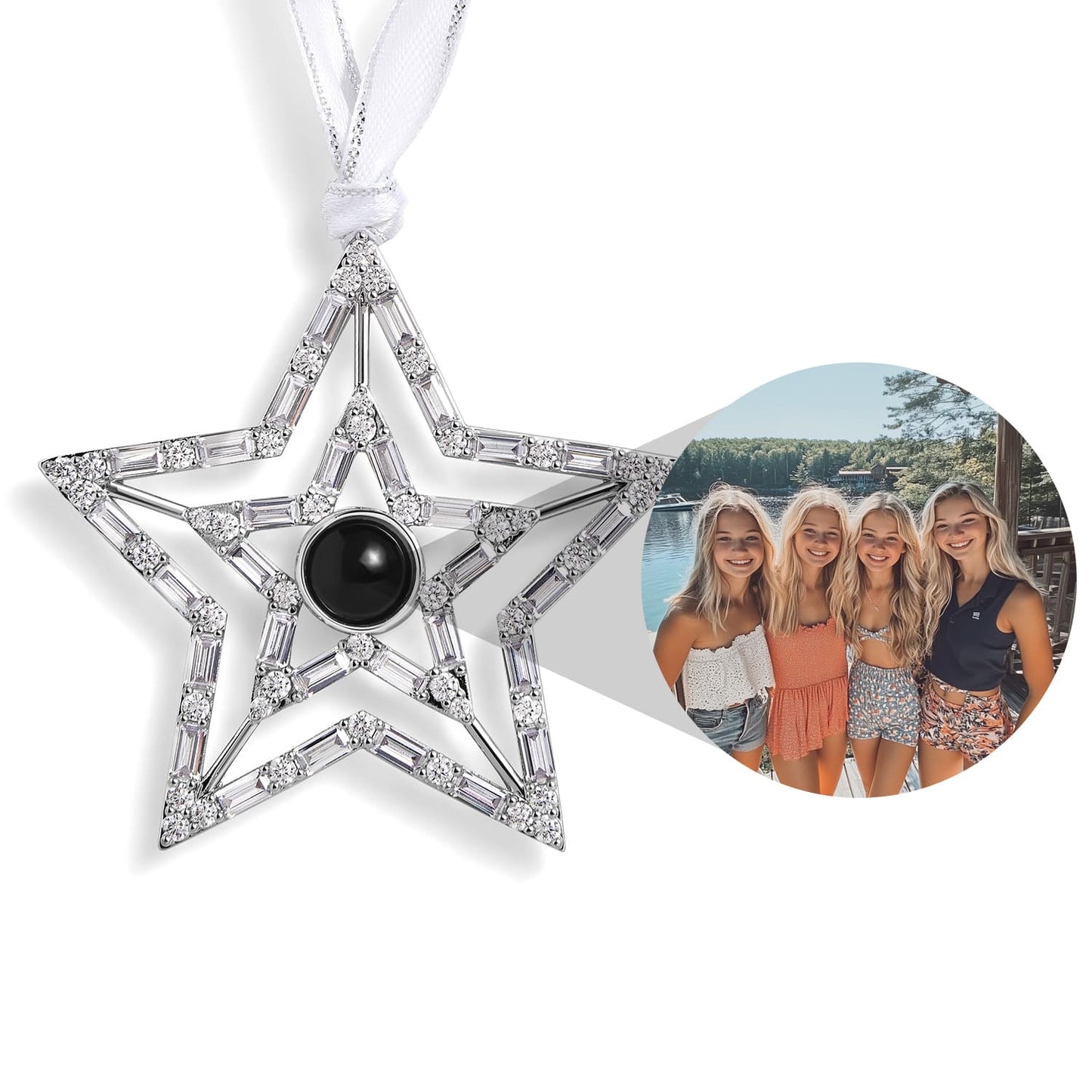 Enfeite para Árvore de Natal Personalizado com Foto