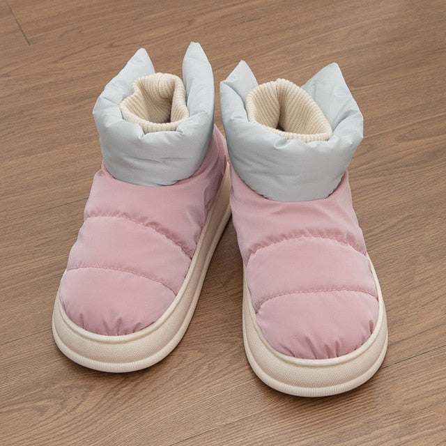 Botas Puff Femininas 'Pé de Algodão'