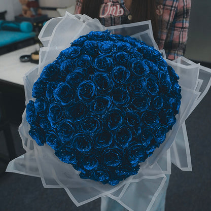 Buquê de Rosas com Glitter