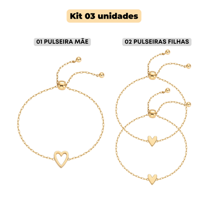 Pulseiras Amor em Dobro – Compre 1 Leve 2 💕👩‍👧