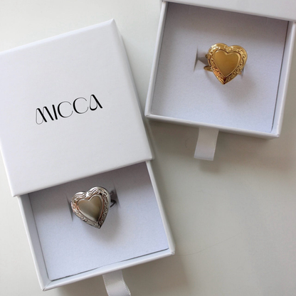 Anel Relicário com Foto Personalizada