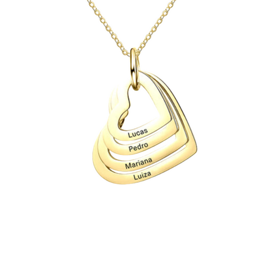 Colar Coração Personalizado