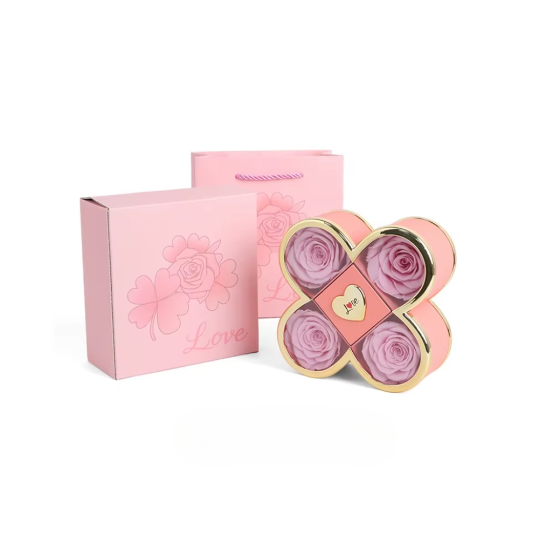 Caixa 4 Rosas Eternas