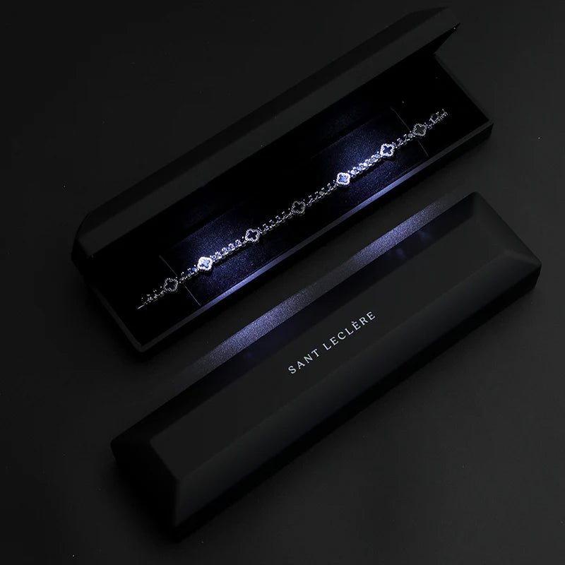 PULSEIRA DE TREVO ZIRCÔNIA BANHADO A OURO 18K