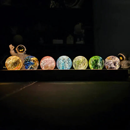 Luminária 7 Esferas Galácticas