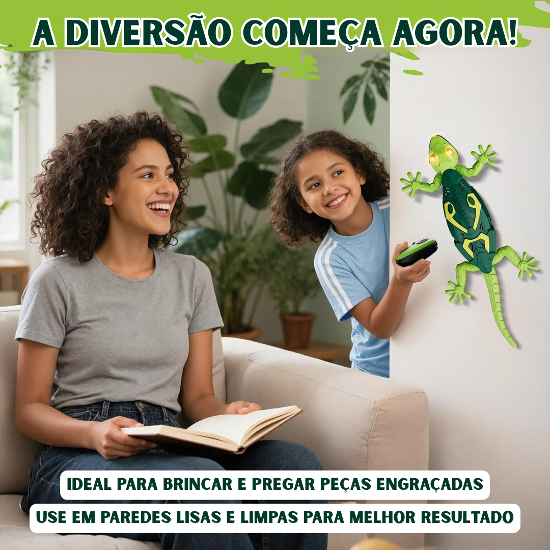 Lagartix – Lagarto de Controle Remoto que Escala Paredes