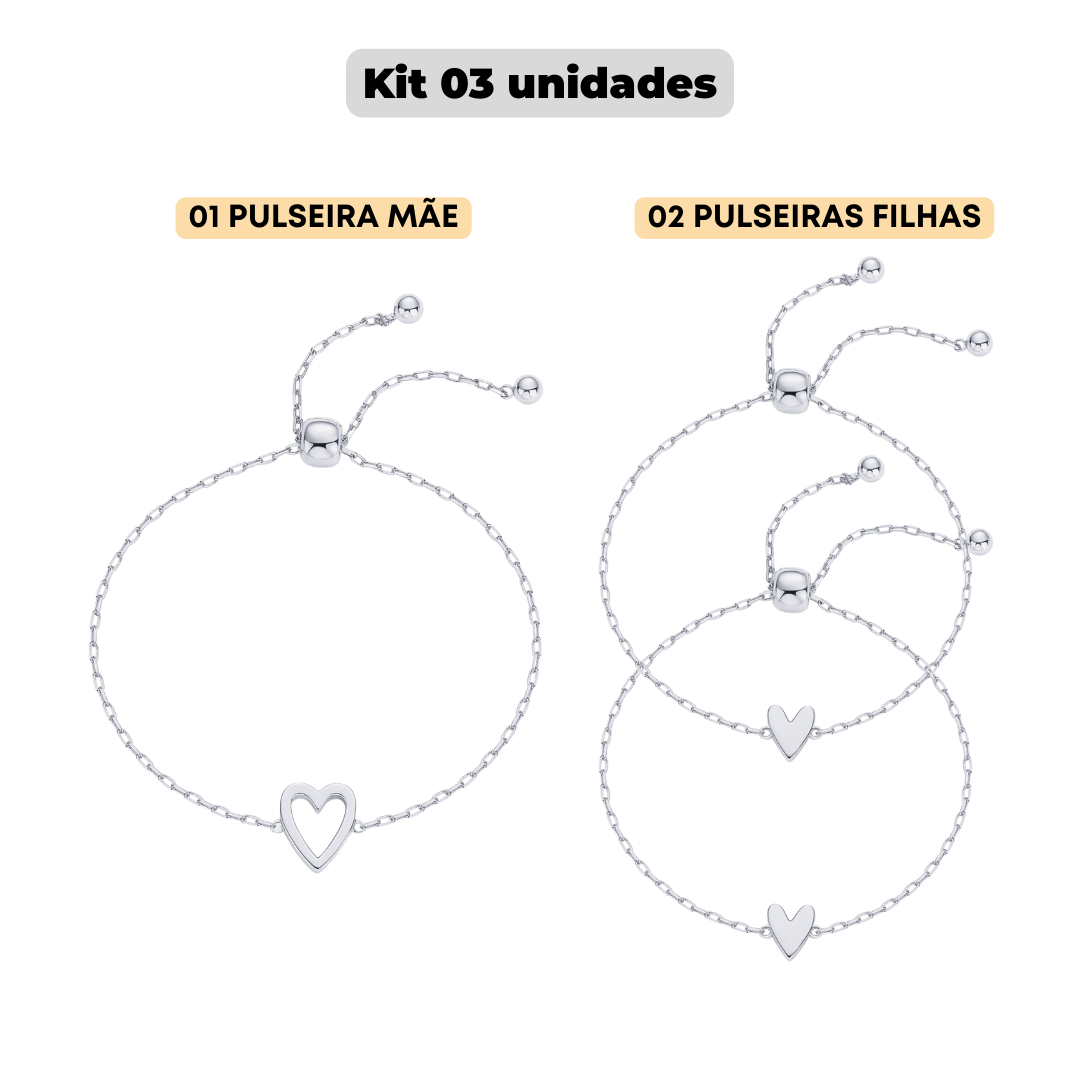 Pulseiras Amor em Dobro – Compre 1 Leve 2 💕👩‍👧