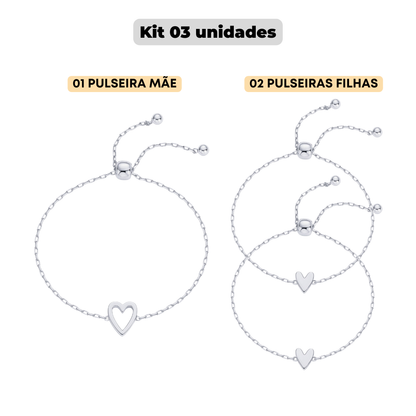 Pulseiras Amor em Dobro – Compre 1 Leve 2 💕👩‍👧