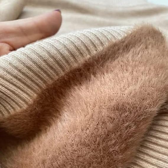 Suéter Térmico Peluciado com Gola Alta