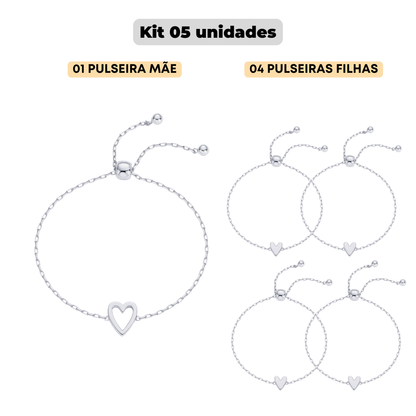 Pulseiras Amor em Dobro – Compre 1 Leve 2 💕👩‍👧