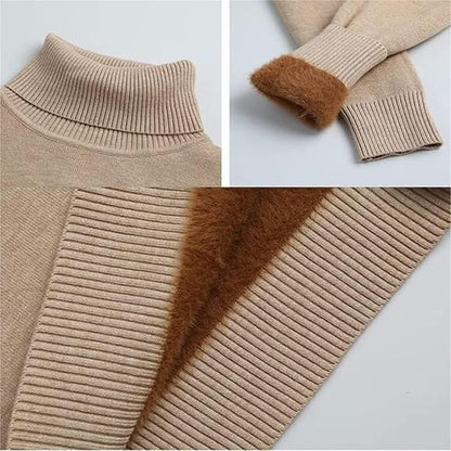 Suéter Térmico Peluciado com Gola Alta
