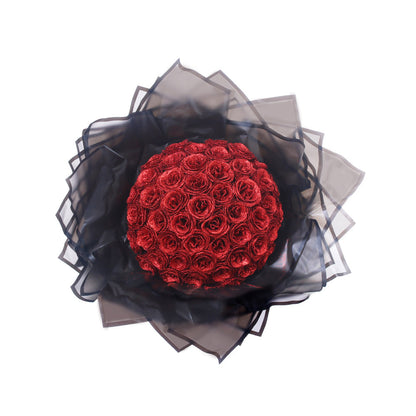 Buquê de Rosas com Glitter