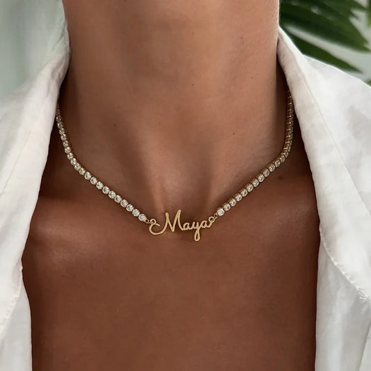 Choker Badgirl – Nome Personalizado