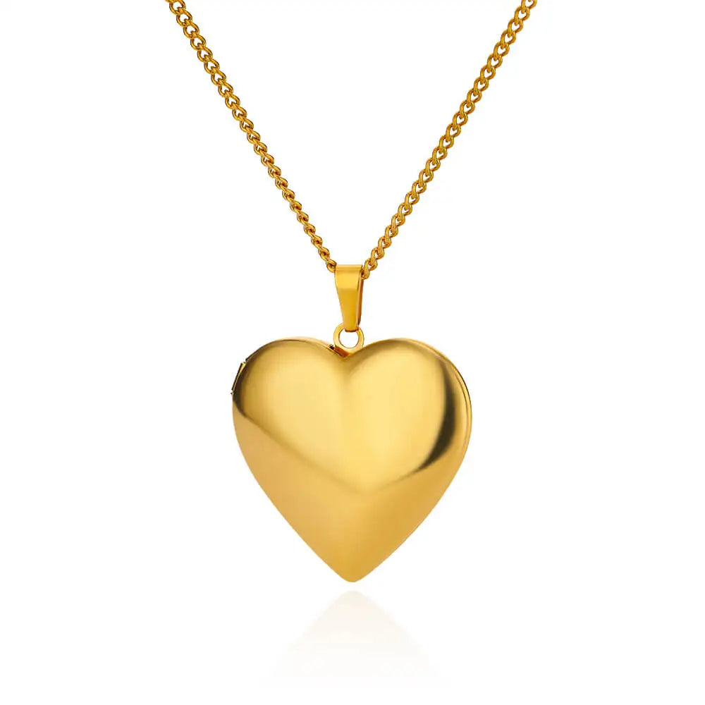 Relicário Coração com Foto Personalizada