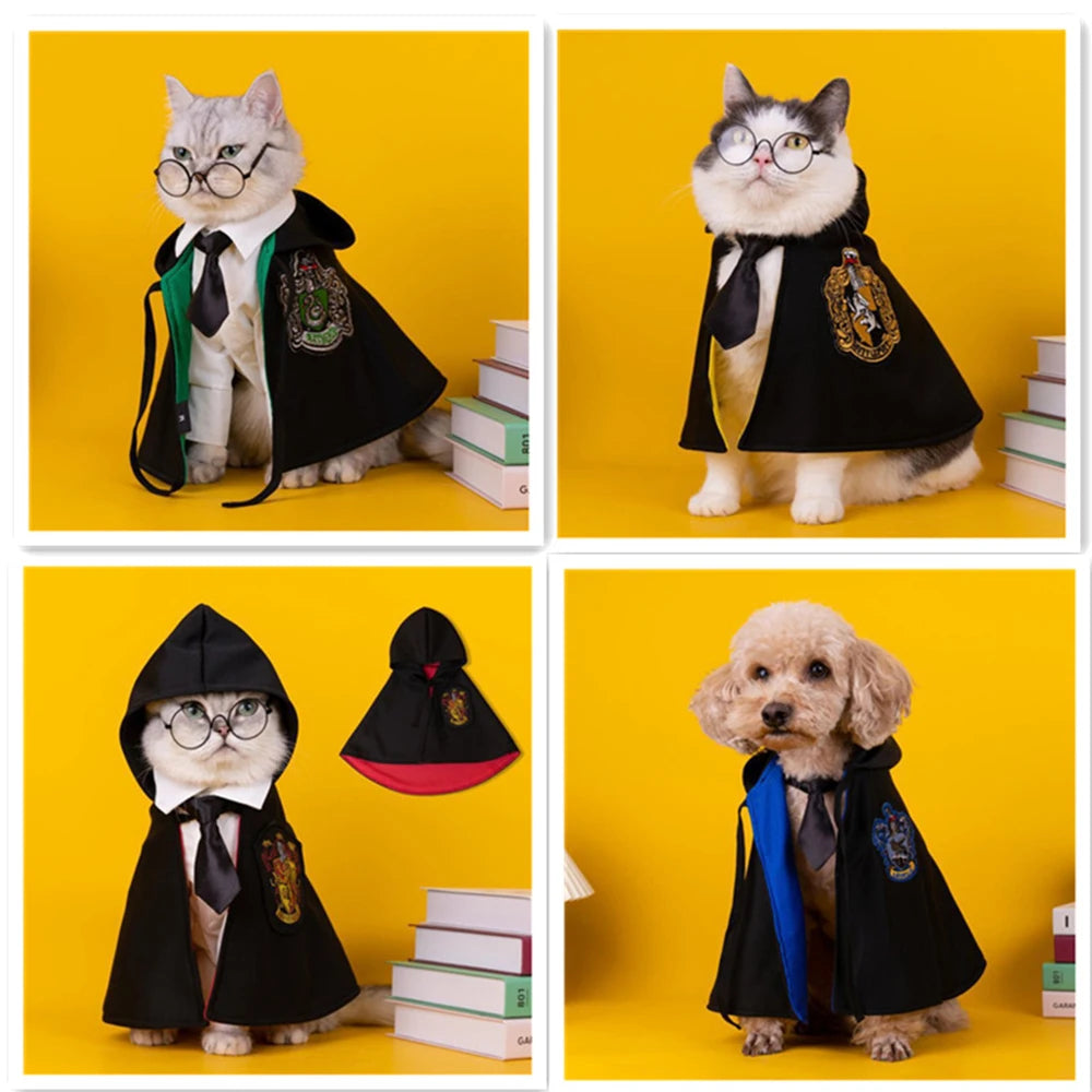Roupinha para Gato & Cachorro - Kit Harry Potter (Hallowen)