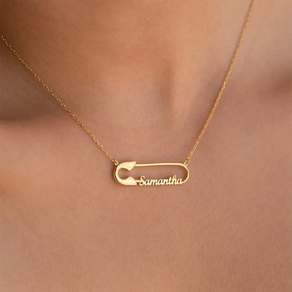 Colar Personalizado com Nomes - PaperClip