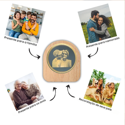 Cristal Luminoso 3D Personalizado