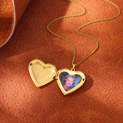 Relicário Coração com Foto Personalizada