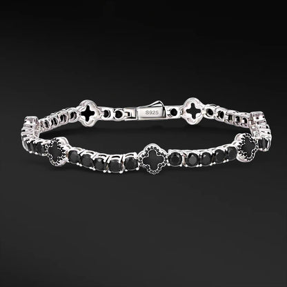 PULSEIRA DE TREVO ZIRCÔNIA BANHADO A OURO 18K