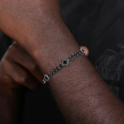 PULSEIRA DE TREVO ZIRCÔNIA BANHADO A OURO 18K