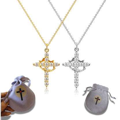 Colar Cruz Real Ouro 18k