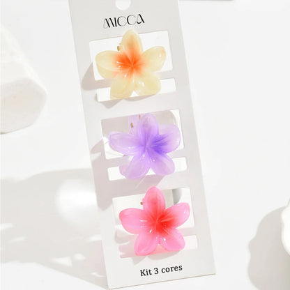 Kit Mini Grampinho de Flor – 3 unidades