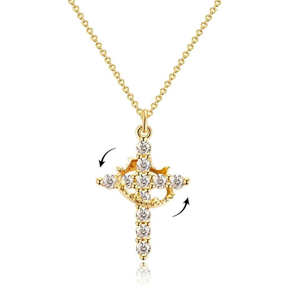Colar Cruz Real Ouro 18k