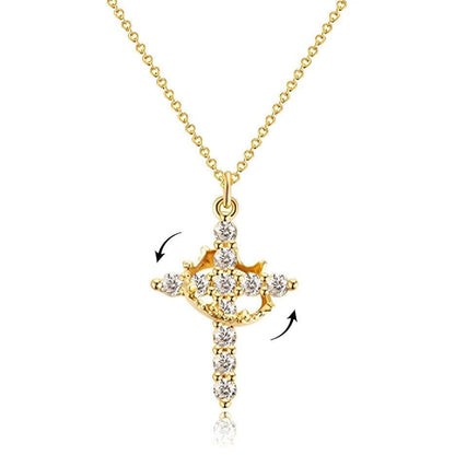 Colar Cruz Real Ouro 18k