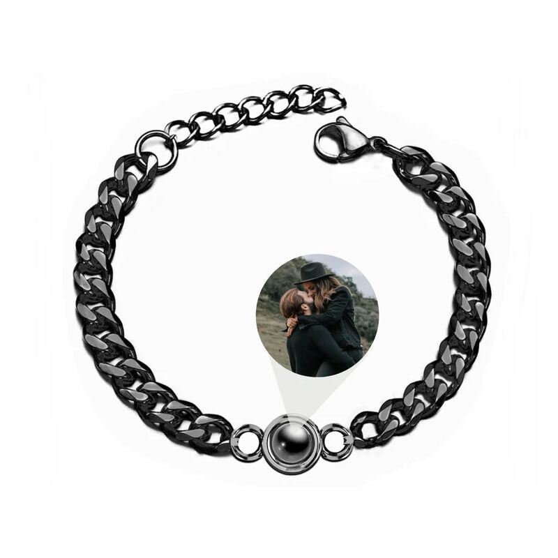 Pulseira Masculina com Foto