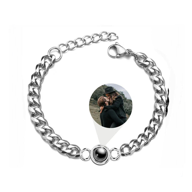 Pulseira Masculina com Foto