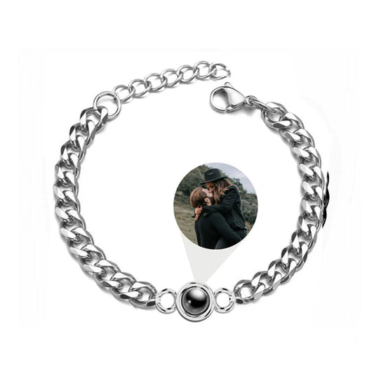Pulseira Masculina com Foto