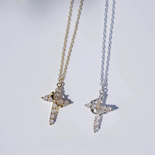 Colar Cruz Real Ouro 18k