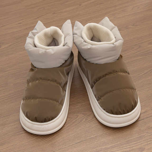 Botas Puff Femininas 'Pé de Algodão'